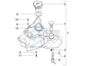 Runner 50 SP 2012 in fiche drawing Oil tank