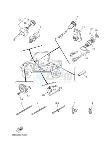 YXE700 YXE70WPAJ WOLVERINE R (B3D5) drawing ELECTRICAL 2