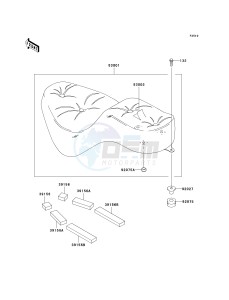 EN 500 C [VULCAN 500 LTD] (C6F-C9F) C6F drawing SEAT