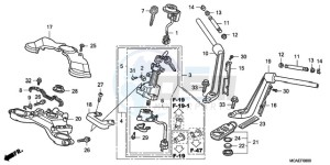 GL18009 Europe Direct - (ED) drawing HANDLE PIPE/TOP BRIDGE