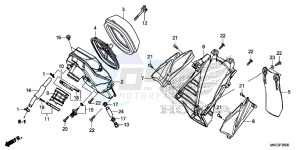 CRF450R Europe Direct - (ED) drawing AIR CLEANER