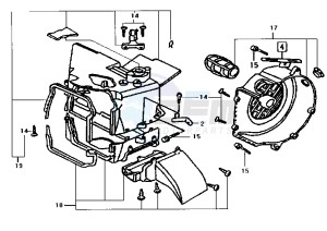 SUPER DUKE - 125 cc drawing AIR SHROUD