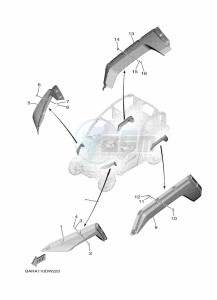 YXF850E YXF85WPAM (BARE) drawing FENDER