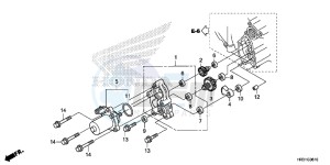 TRX420FA1H TRX420 ED drawing CONTROL MOTOR