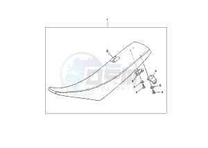 YZ 125 drawing SEAT