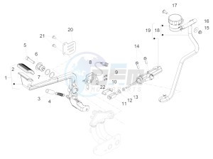 Audace 1400 Carbon 1380 (EMEA) drawing Rear master cylinder