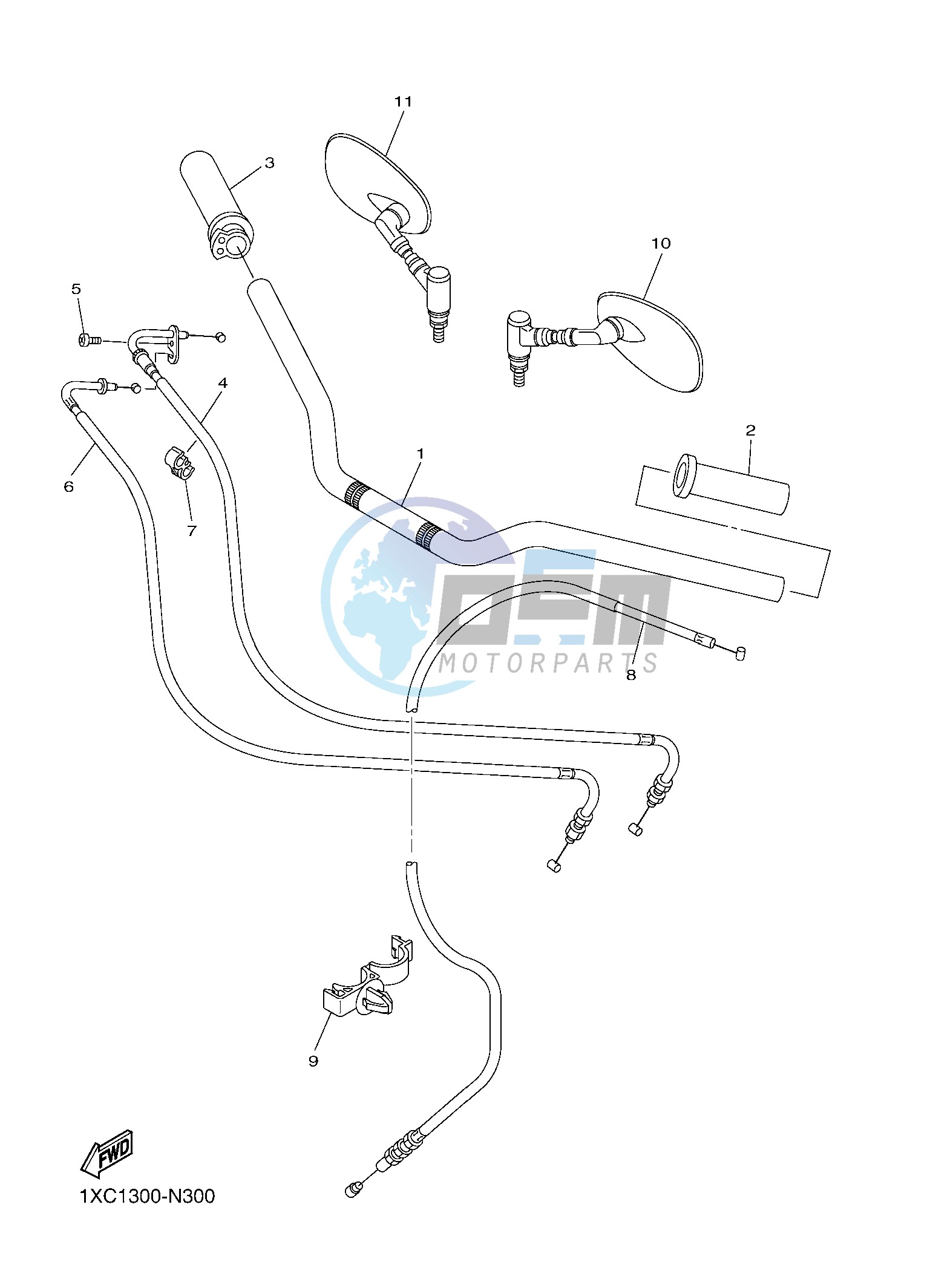 STEERING HANDLE & CABLE