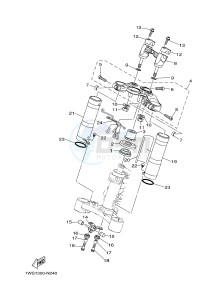 MT07 700 (1WS5) drawing STEERING