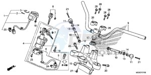 NC700DD INTEGRA E drawing HANDLE PIPE/TOP BRIDGE