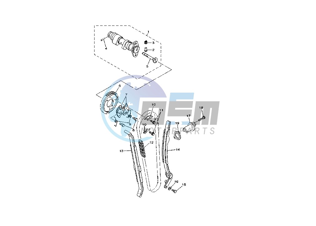 CAMSHAFT- CHAIN