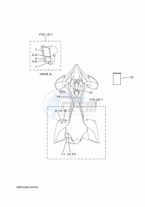 YFZ450R (BKD3) drawing EMBLEM & LABEL 1