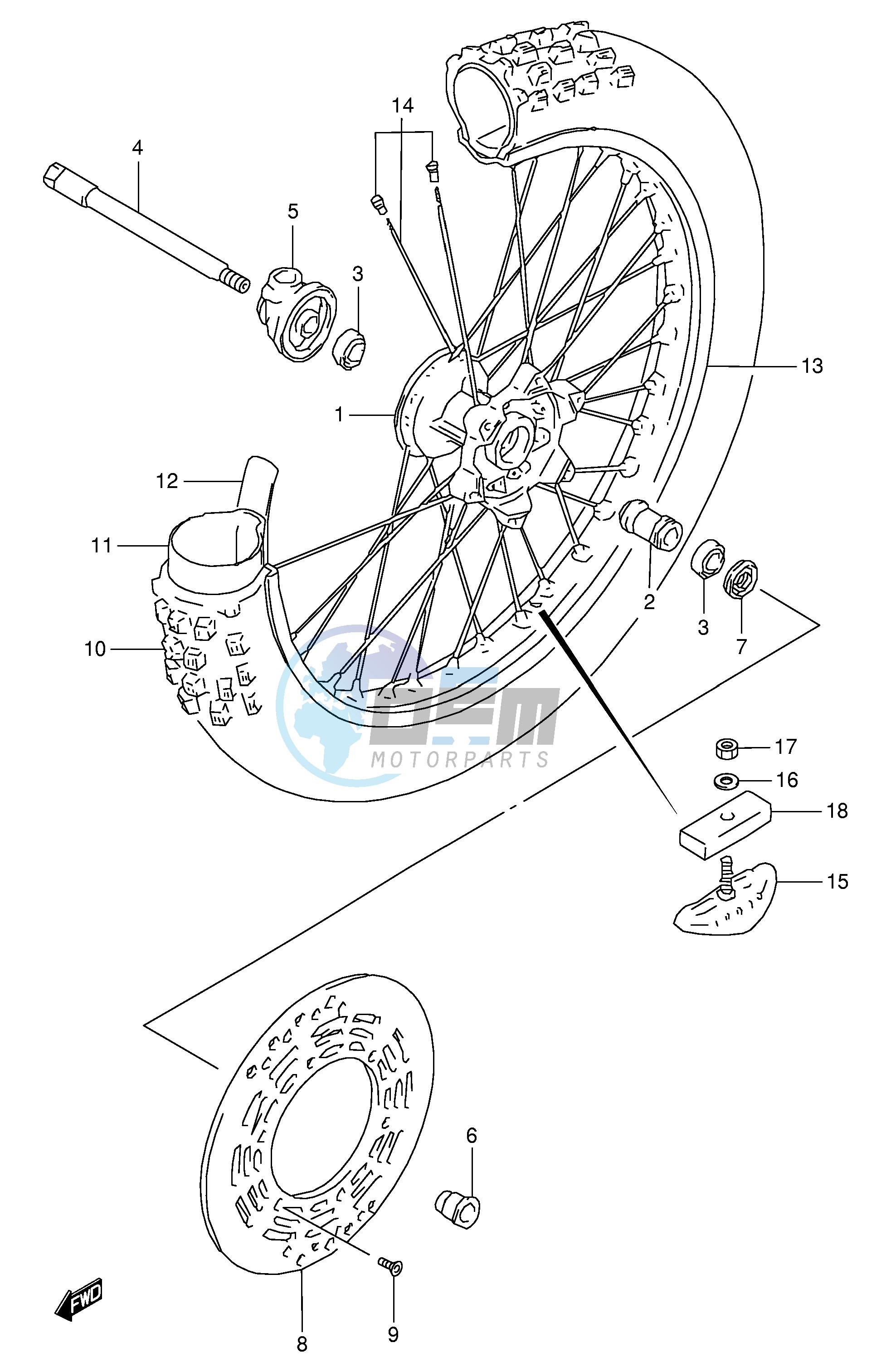 FRONT WHEEL