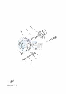 YFM450FWB KODIAK 450 (BJ5T) drawing HEADLIGHT