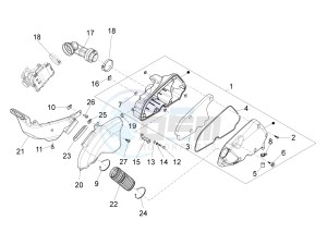 S 150 4T 3V ie Vietnam drawing Air filter