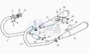 Nevada 750 Base - Club Base/Club drawing Exhaust unit