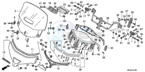 GL18009 BR / AB - (BR / AB) drawing WINDSCREEN