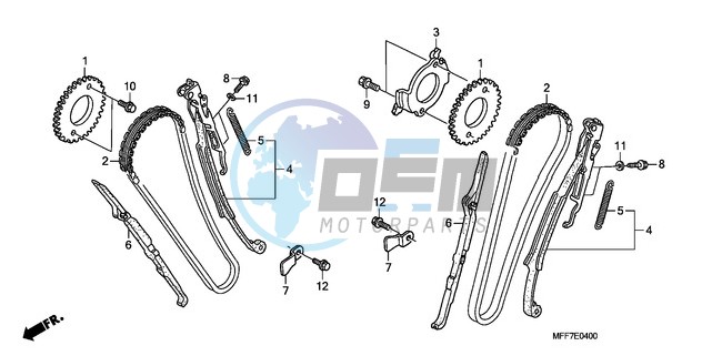 CAM CHAIN/TENSIONER