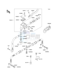 KVF 400 A [PRAIRIE 400 4X4] (A2) [PRAIRIE 400 4X4] drawing FRONT MASTER CYLINDER