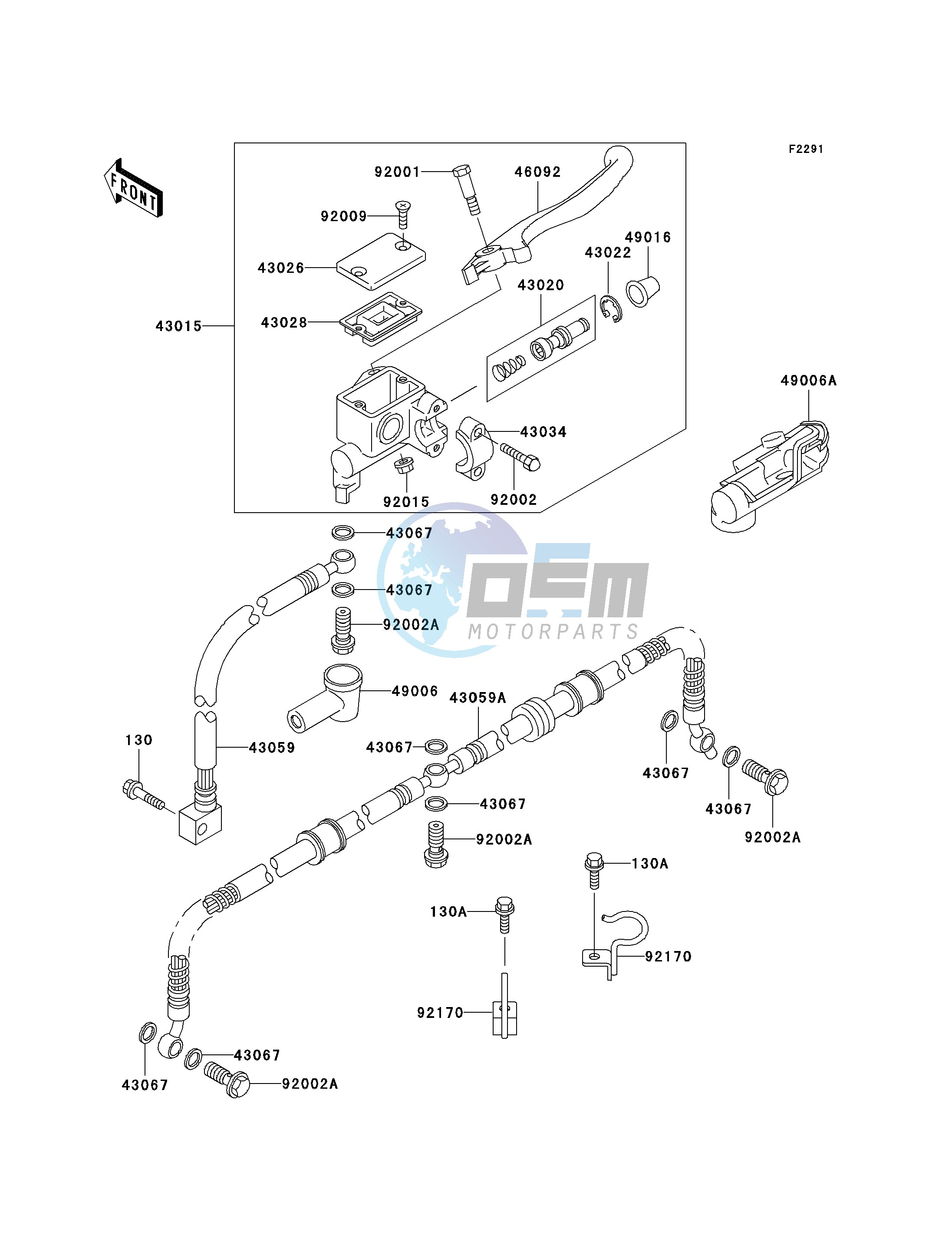 FRONT MASTER CYLINDER