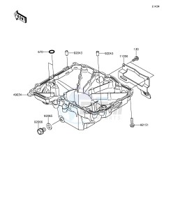 Z1000 ZR1000FEFA FR GB XX (EU ME A(FRICA) drawing Oil Pan