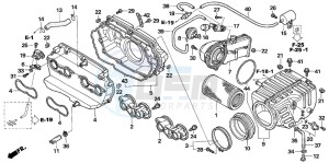 CB1300S CB1300SUPERBOLD'OR drawing AIR CLEANER