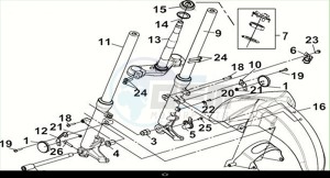 MAXSYM 400I (LZ40W1Z1-EU) (M2) drawing FR FENDER-STRG.STEM