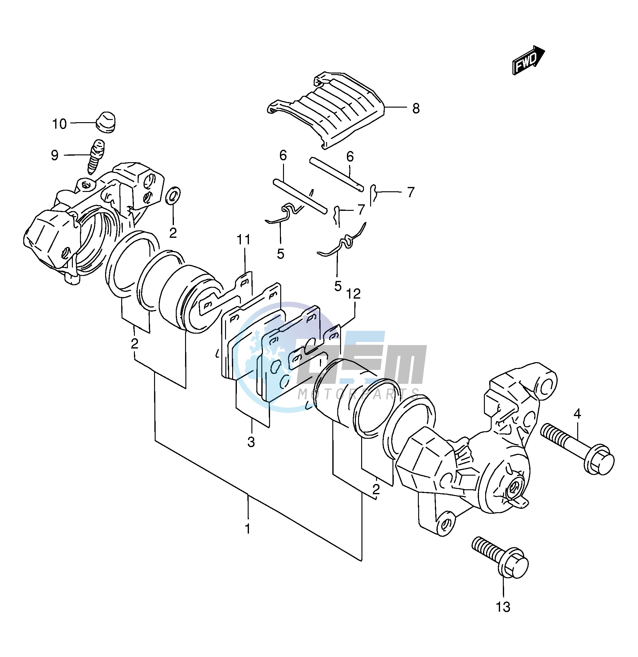 REAR CALIPER