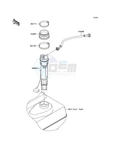 JET SKI ULTRA 260X JT1500E9F EU drawing Fuel Pump