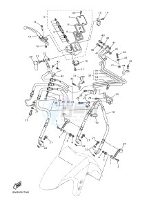 FJR1300AE FJR1300-AS FJR1300AS (B954) drawing FRONT MASTER CYLINDER