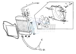 GP 1 - 50 cc drawing COOLING SYSTEM