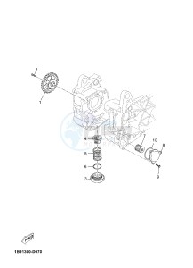 YP125R X-MAX125 X-MAX (2DM9 2DM9) drawing OIL PUMP