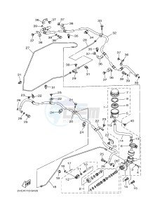 YXZ1000ETS YXZ10YESH YXZ1000R EPS SS SPECIAL EDITION (B577) drawing MASTER CYLINDER