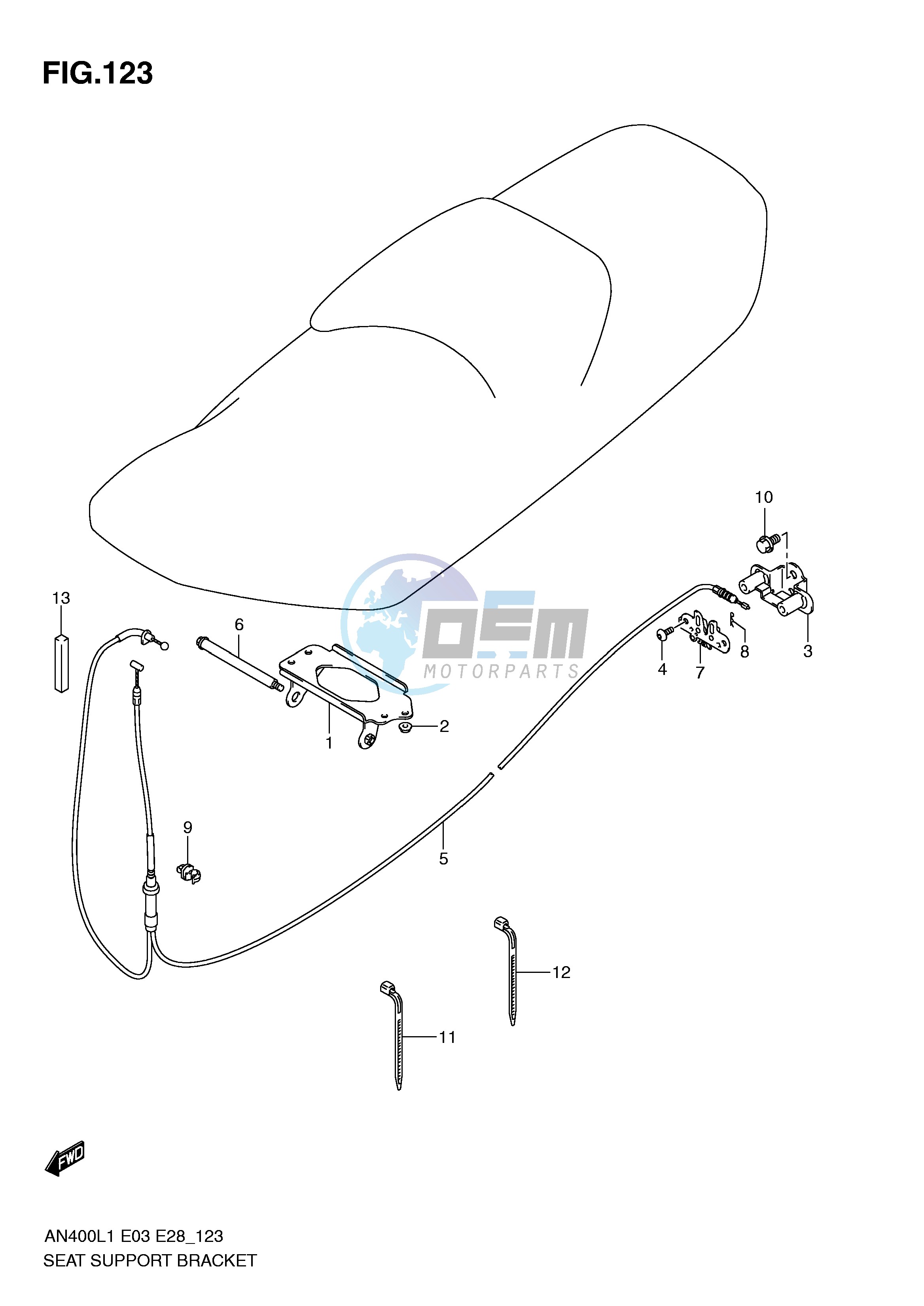 SEAT SUPPORT BRACKET