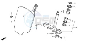 CRF150R CRF150R drawing STEERING STEM