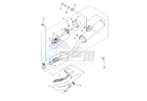 WR F 450 drawing EXHAUST