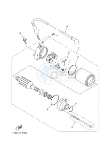 XT250 XT250F SEROW (1YBD) drawing STARTING MOTOR