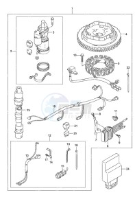 DF 20A drawing Starting Motor Manual Starter