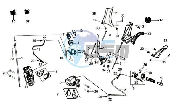 FRONT FORK/ FRONT WHEEL / FRONT FENDER