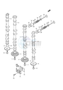 DF 300A drawing Camshaft