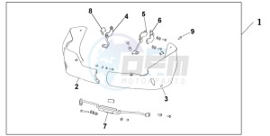 NT700VA drawing UNDERCOWL