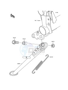 Z900 ABS ZR900BHF XX (EU ME A(FRICA) drawing Stand(s)