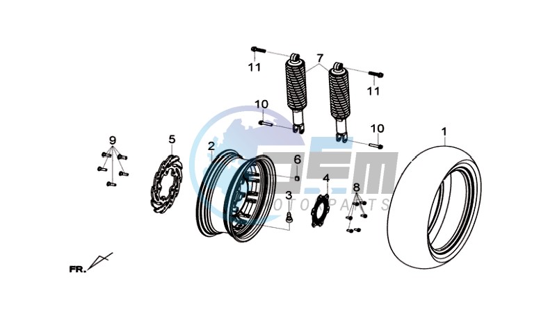 REAR WHEEL / REAR SUSPENSION