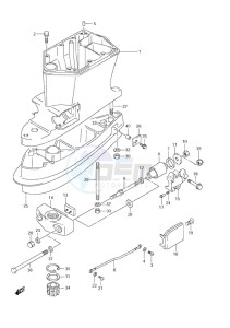 DF 60 drawing Driveshaft Housing