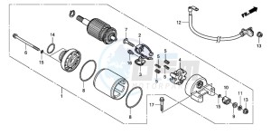 VT750C2 VT750C2 drawing STARTING MOTOR