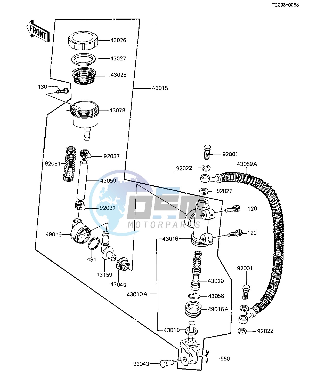 REAR MASTER CYLINDER