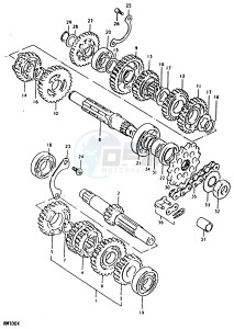 RM100 (N-T-X) drawing TRANSMISSION