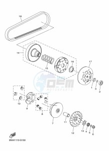 YFZ50 (BW4G) drawing CLUTCH