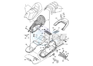 YP MAJESTY 250 drawing SEAT