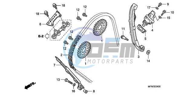 CAM CHAIN/TENSIONER