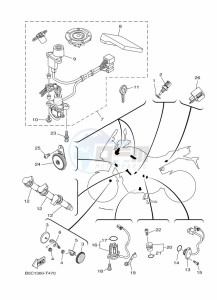 TRACER 900 GT MTT850D (B1J8) drawing ELECTRICAL 2